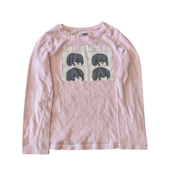 The Beatles A Hard Days Night Girls 5T Pink Long Sleeve T Shirt Graphic Tee - Picture 1 of 5